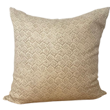 Cream & Beige Small Scale Pillow